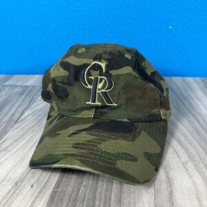 Colorado Rockies Hat New Era 9TWENTY Men's One Size Camo Adjustable